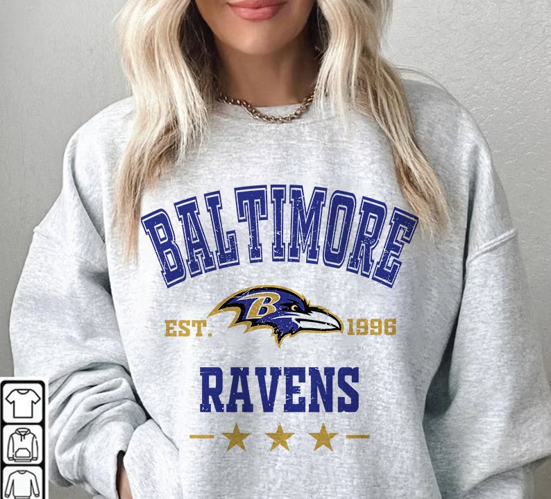 Baltimore Ravens Football Sweatshirt png , T-Shirt Png, NFL T-Shirt Design 268
