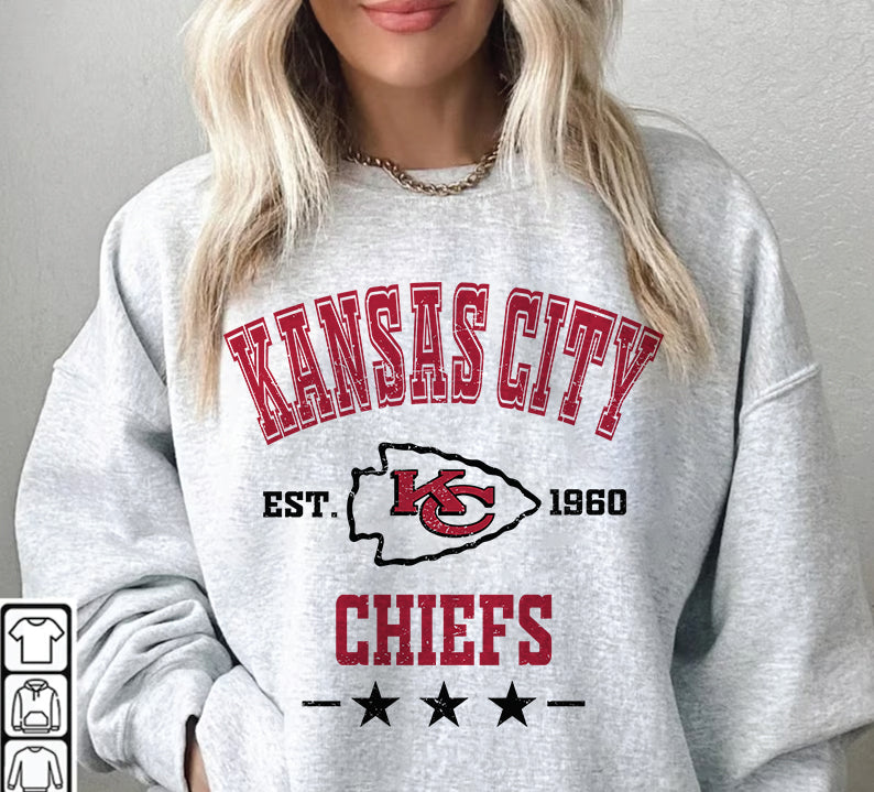 Kansas City Chiefs Football Sweatshirt png , T-Shirt Png, NFL T-Shirt Design 276