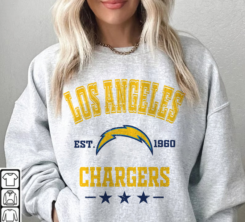 Los Angeles Chargers Football Sweatshirt png , T-Shirt Png, NFL T-Shirt Design 278