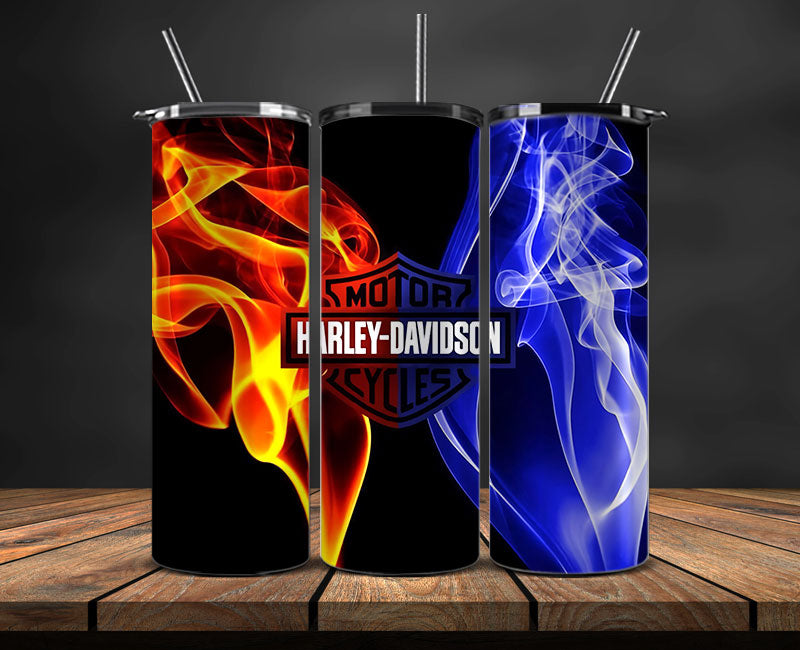 Harley Skinny Tumbler Png, Motor Harley Digital Tumbler Wrap, Harley Tumbler Wrap New 27