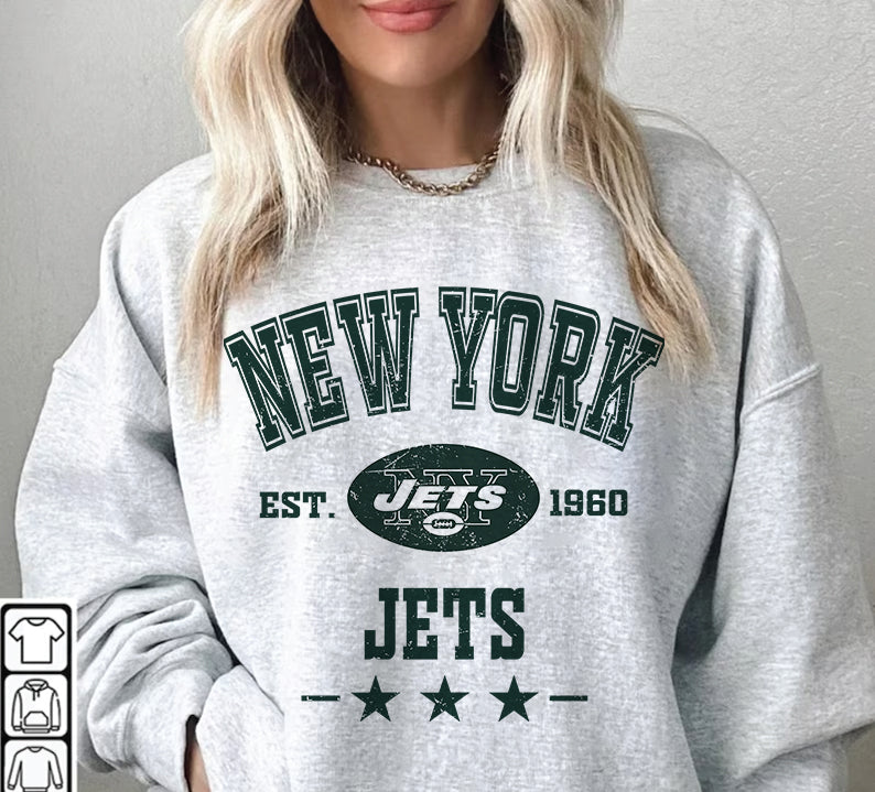 New York Jets Football Sweatshirt png , T-Shirt Png, NFL T-Shirt Design 281
