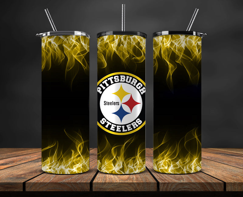 Steelers Tumbler Wrap ,Tumbler 20oz with fire effect 29