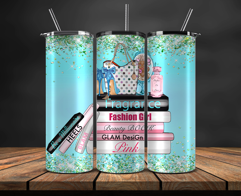 Fashion Style Tumbler Wrap , Luxury Logo Brand 111