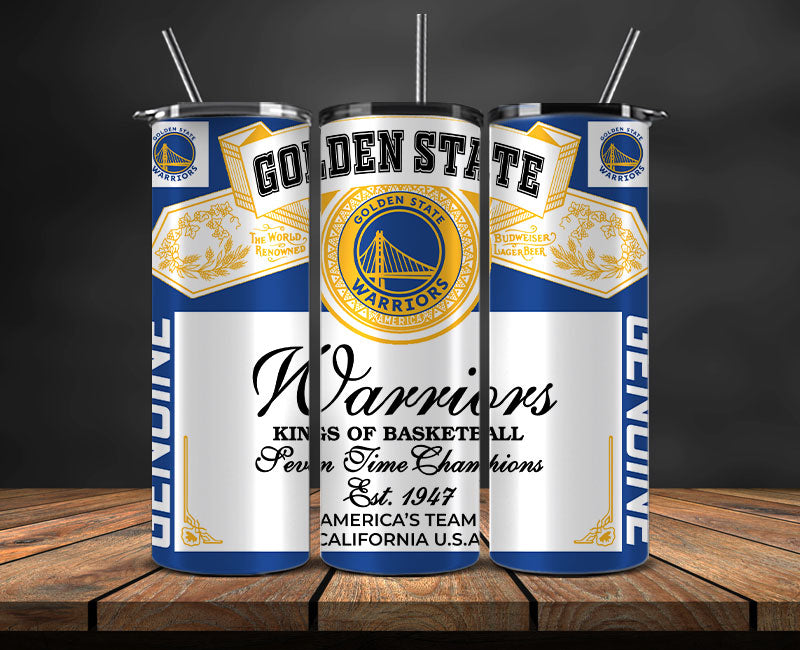 Golden State Warriors Tumbler Wrap, Basketball Design,NBA Teams,NBA Sports,Nba Tumbler Wrap,NBA DS-32
