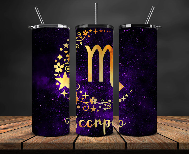 Zodiac Skinny Tumbler , Zodiac Tumbler Wrap Template 33