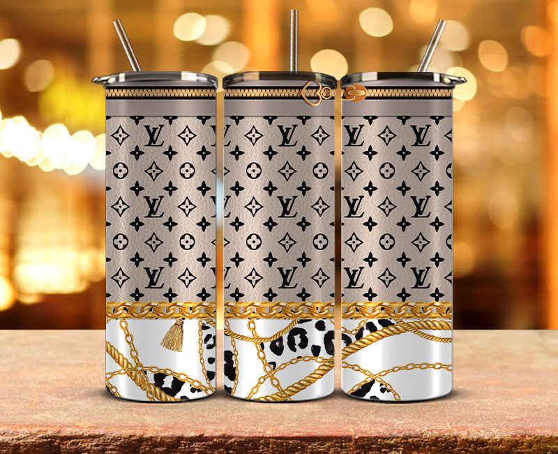 LV Tumbler Wrap, LV Tumbler Png, LV Logo,Luxury Logo Brand 34