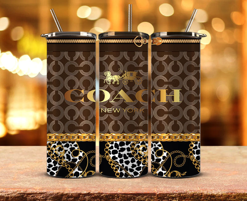 Coach Tumbler Wrap, Coach Tumbler Png, Coach Logo,Luxury Logo Brand 36