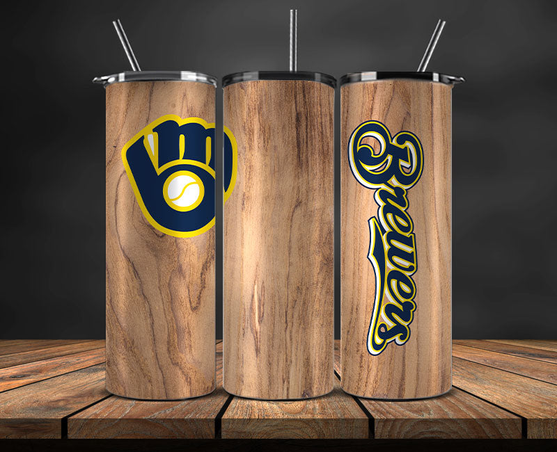 Milwaukee Brewers Tumbler Wrap, MLB Tumbler Wrap New-38