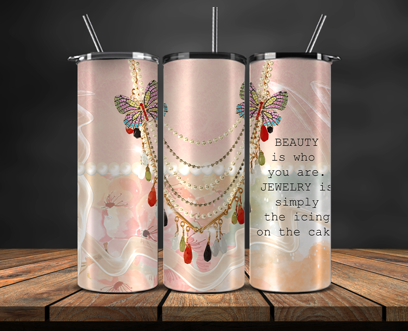 Fashion Style Tumbler Wrap , Luxury Logo Brand 118