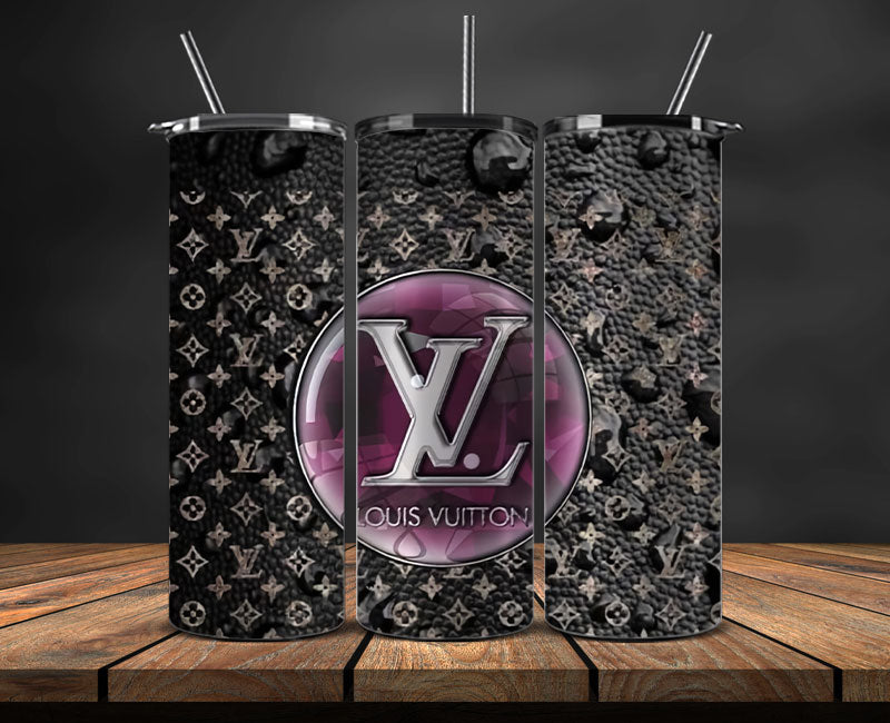 LV Tumbler Wrap, Lv Tumbler Png, Lv Logo, Luxury Tumbler Wraps, Logo Fashion Design 39