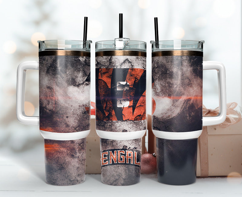 Cincinnati Bengals Tumbler 40oz Png, 40oz Tumbler Skinny 39