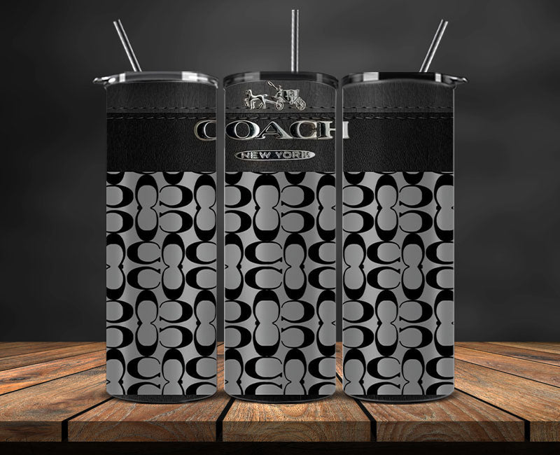 Coach Tumbler Wrap, Coach Tumbler Png, Coach Logo, Luxury Tumbler Wraps, Logo Fashion Design 40