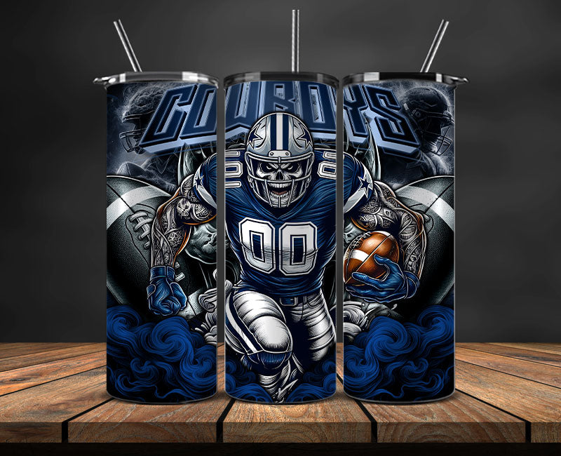 Dallas Cowboys Tumbler Wrap, NFL Tumbler Wrap By AI, AI Tumbler Wrap 4 ...
