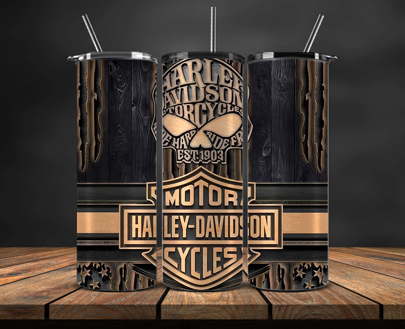 Harley Skinny Tumbler Png, Motor Harley Digital Tumbler Wrap, Harley Tumbler Wrap New 43