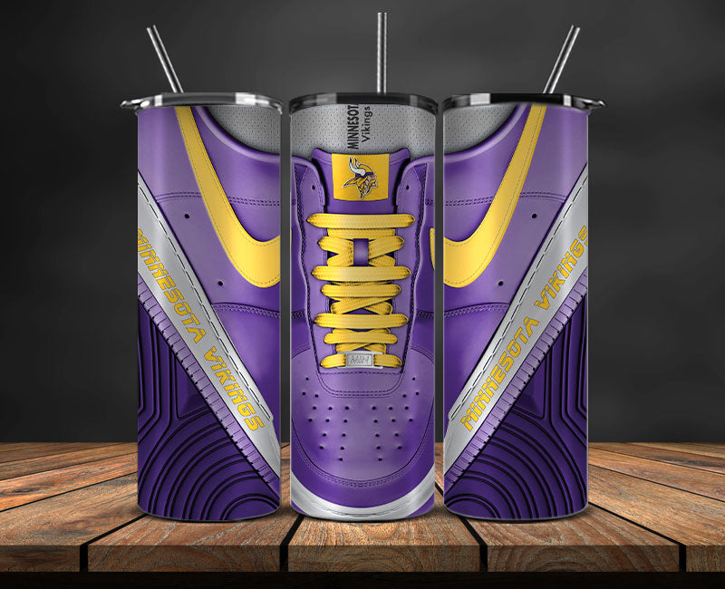 Minnesota Vikings Tumbler Wrap, NFL Sneaker Tumbler Wrap 43