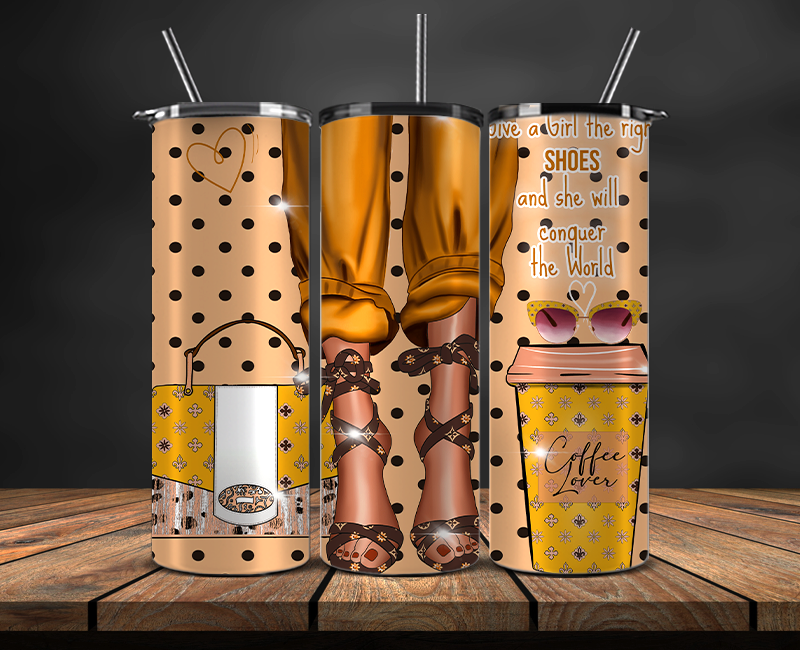 Fashion Style Tumbler Wrap , Luxury Logo Brand 124