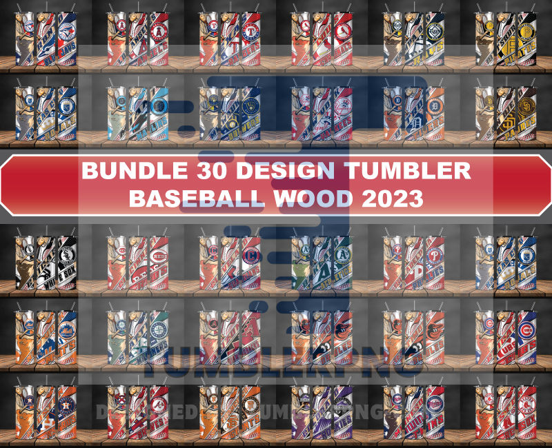 Bundle MLB Logo Tumbler Wrap, Bundle Sport Tumbler 44