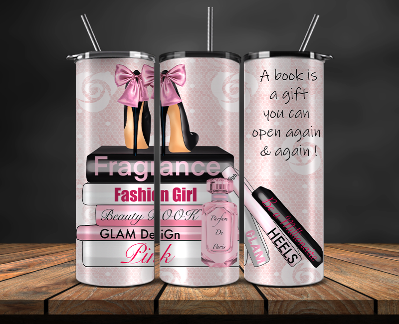 Fashion Style Tumbler Wrap , Luxury Logo Brand 126