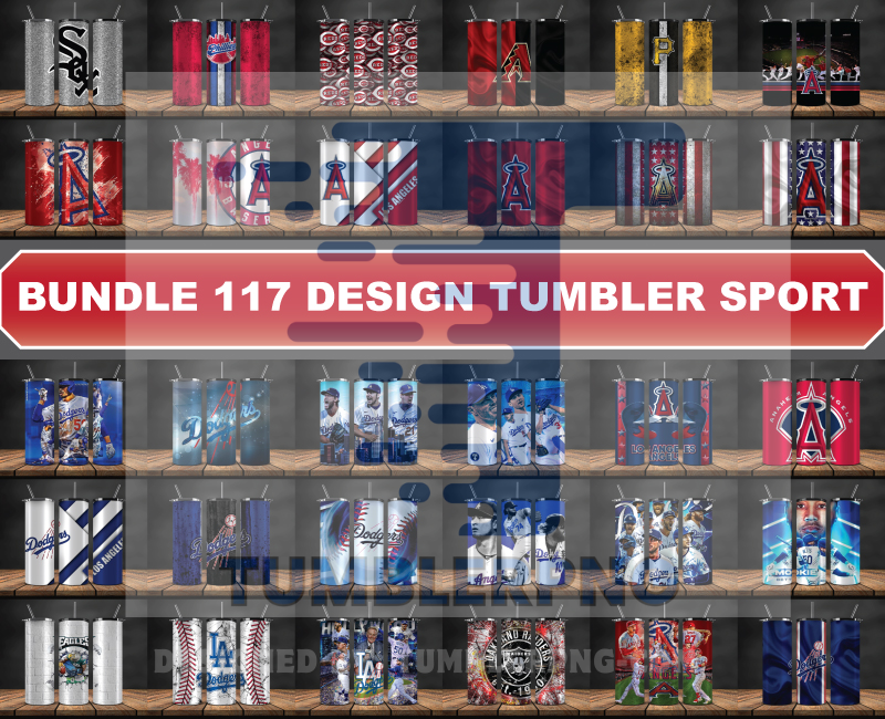 117 Design Logo Tumbler Wrap, Bundle Sport Tumbler 46
