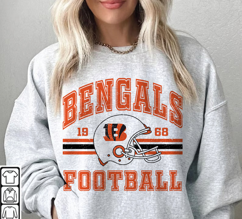 Cincinnati Bengals Football Sweatshirt png , T-Shirt Png, NFL T-Shirt Design 04