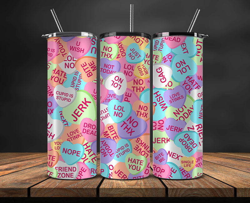 Valentine Tumbler Wrap ,Valentine Tumbler 50
