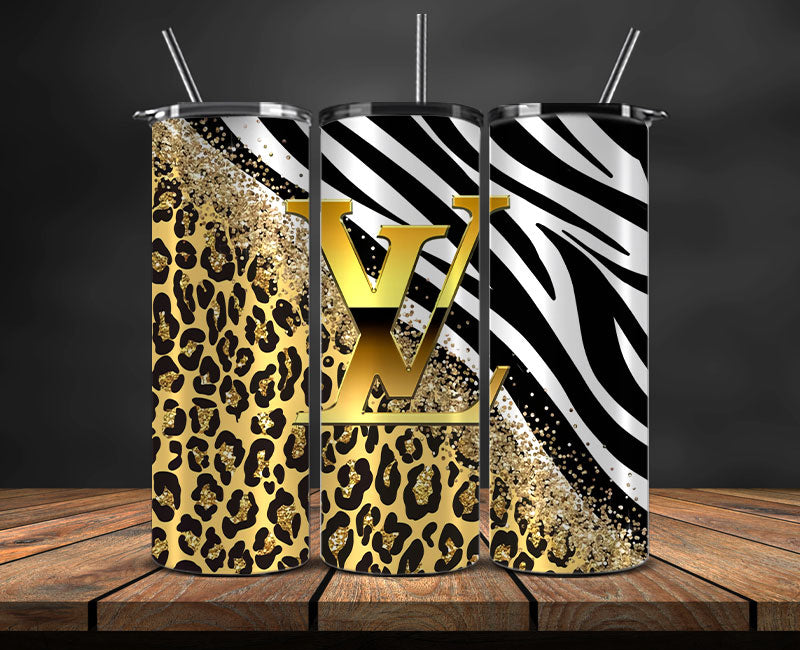 LV Tumbler Wrap, Lv Tumbler Png, Lv Logo, Luxury Tumbler Wraps, Logo Fashion Design 54