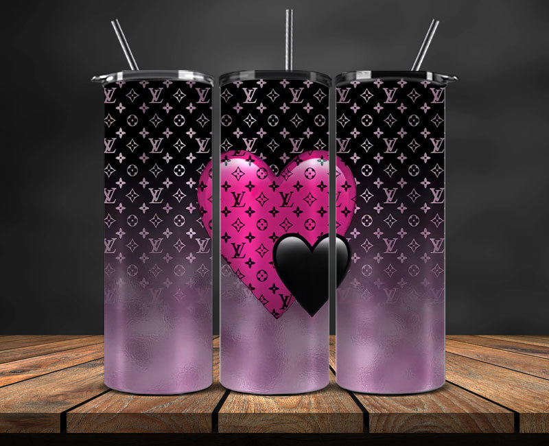 LV Tumbler Wrap, Lv Tumbler Png, Lv Logo, Luxury Tumbler Wraps, Logo Fashion Design 55