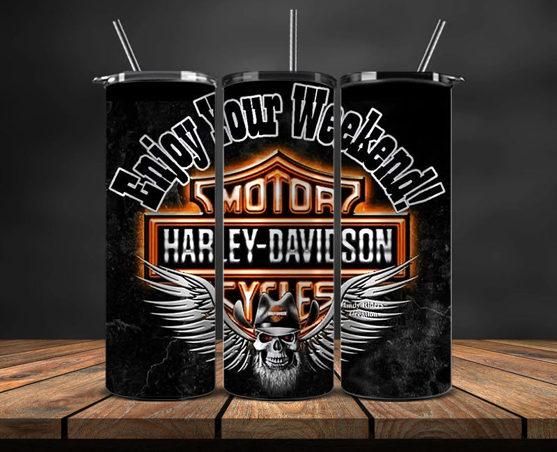Harley Skinny Tumbler Png, Motor Harley Digital Tumbler Wrap, Harley Tumbler Wrap New 56