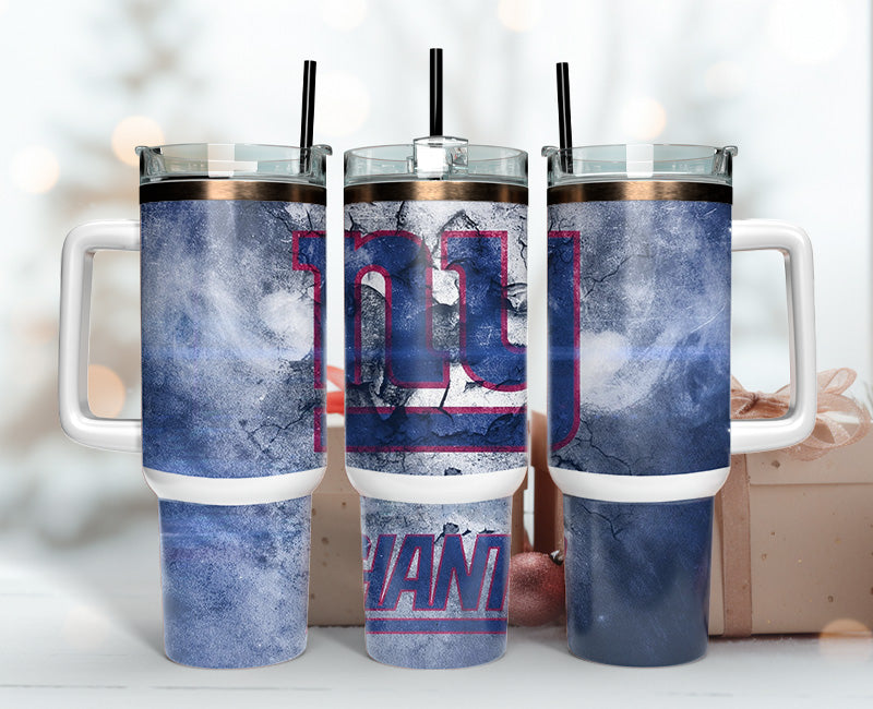 New York Giants Tumbler 40oz Png, 40oz Tumbler Skinny 56