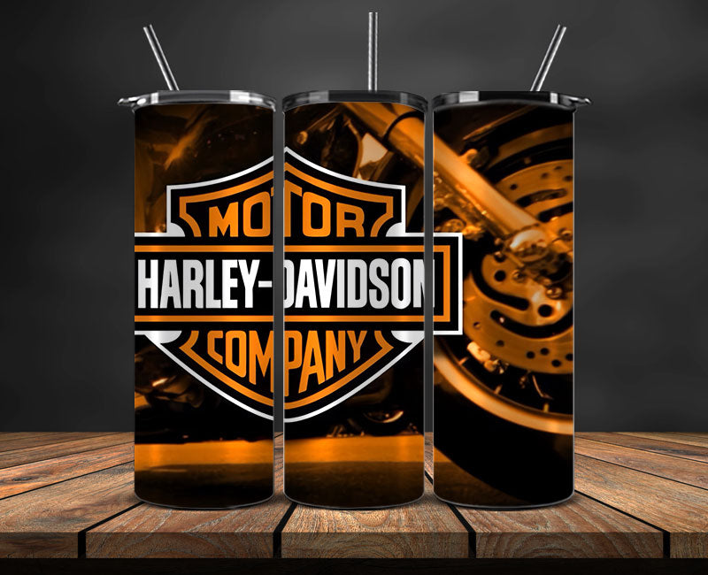 Harley Skinny Tumbler Png, Motor Harley Digital Tumbler Wrap, Harley Tumbler Wrap New 57
