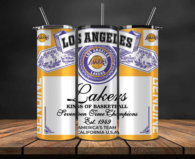 Los Angeles Lakers Tumbler Wrap, Basketball Design,NBA Teams,NBA Sports,Nba Tumbler Wrap,NBA DS-57
