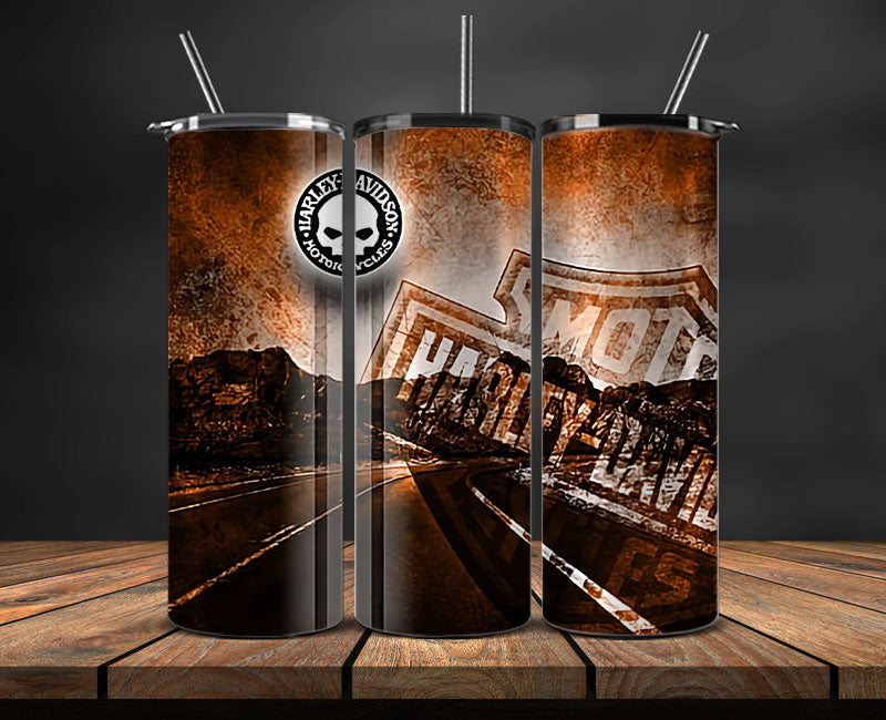 Harley Skinny Tumbler Png, Motor Harley Digital Tumbler Wrap, Harley Tumbler Wrap New 58