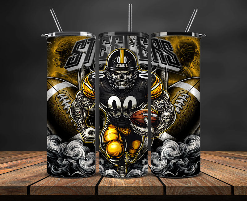 Pittsburgh Steelers Tumbler Wrap, NFL Tumbler Wrap By AI, AI Tumbler Wrap 59