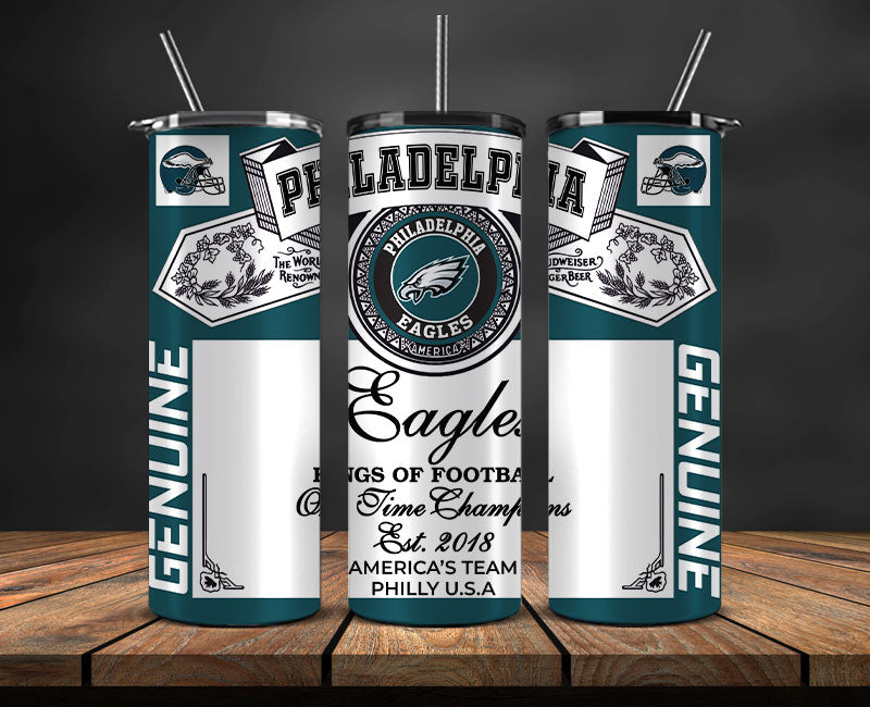 Philadelphia Eagles Tumbler Wrap,Vintage Budweise Tumbler Wrap DS 59