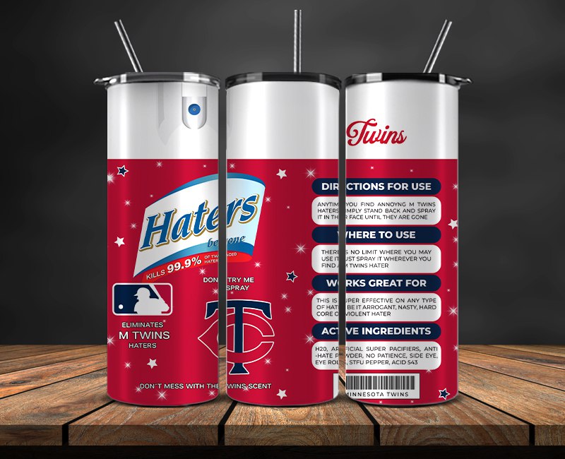 Minnesota Twins Tumbler Wrap, MLB Tumbler Wrap New-05