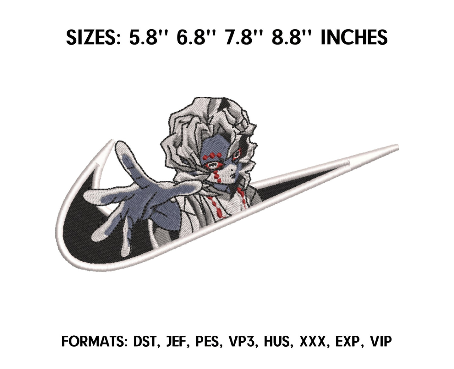 Ni ke Rui Anime Embroidery Design, Ni ke Anime Embroidery Designs 05