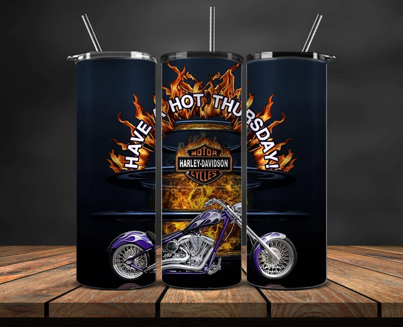 Harley Skinny Tumbler Png, Motor Harley Digital Tumbler Wrap, Harley Tumbler Wrap New 63