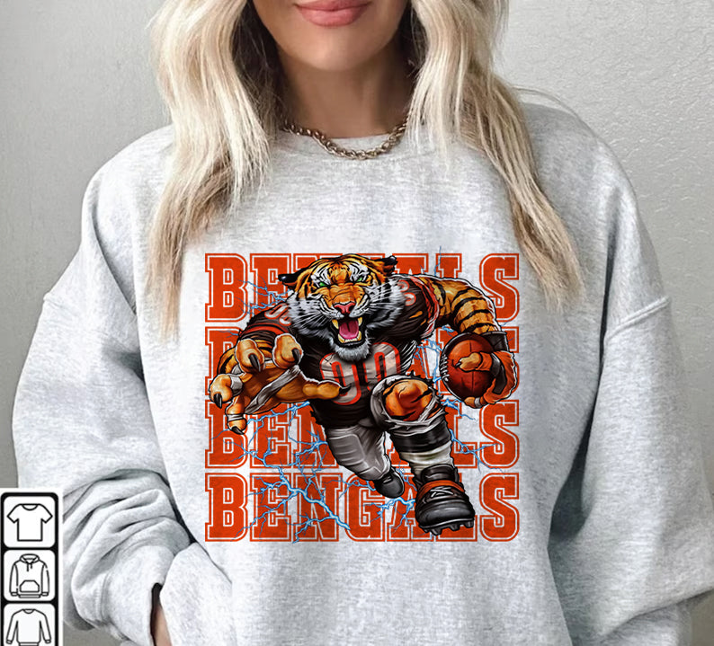 Cincinnati Bengals Football Sweatshirt png , T-Shirt Png, NFL T-Shirt Design 67