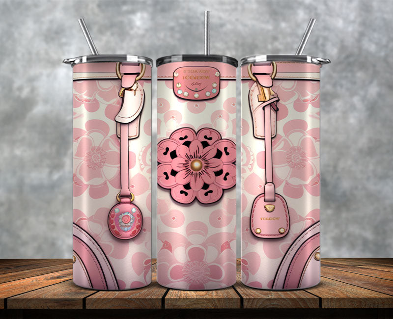 Fashion Tumbler Wraps, Luxury Skinny Tumbler,Louis Vuitton Tumbler Png, Pattern Logo Fashion Tumbler Wraps 68