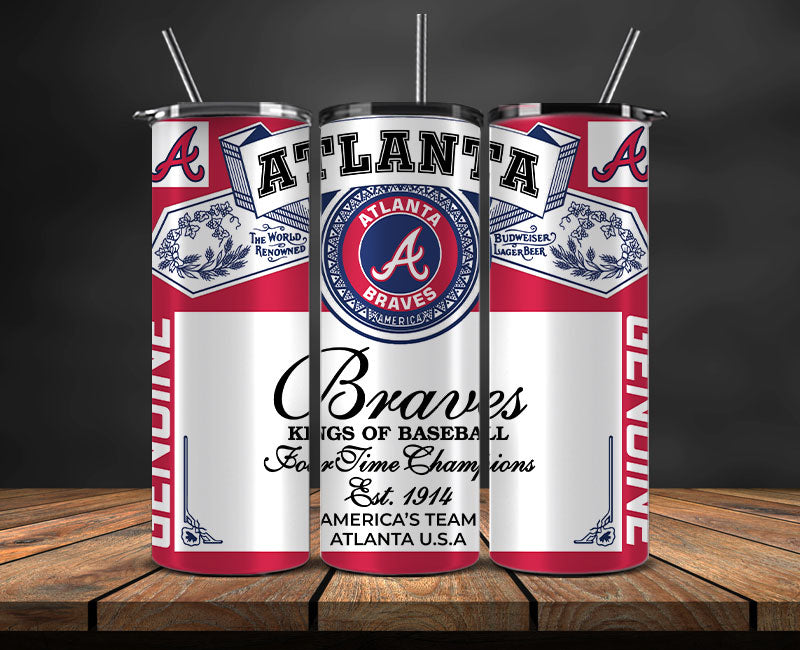 Atlanta Braves Tumbler Wrap, MLB Tumbler Wrap New-68