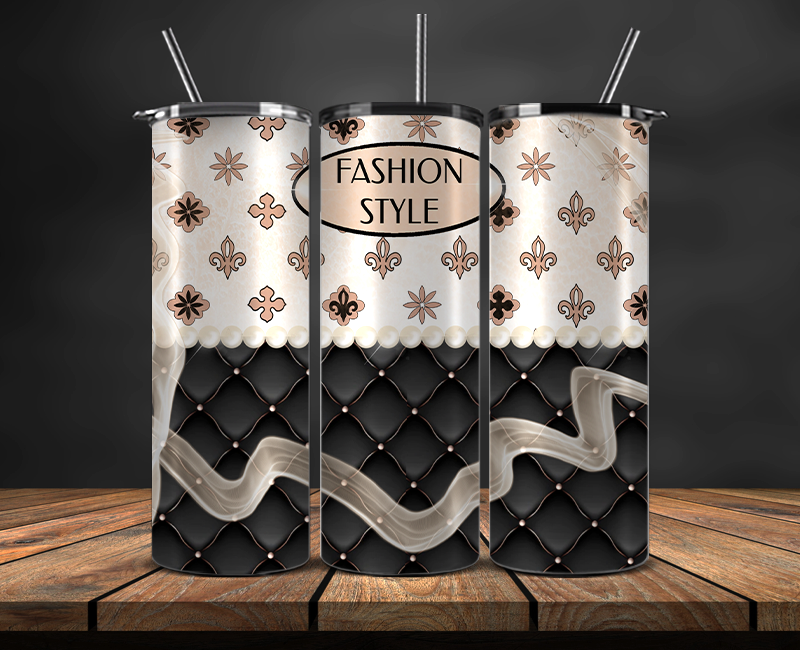Fashion Style Tumbler Wrap , Luxury Logo Brand 86