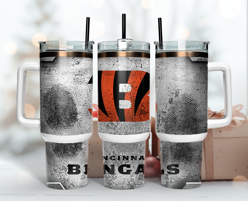 Cincinnati Bengals Tumbler 40oz Png, 40oz Tumbler Skinny 71