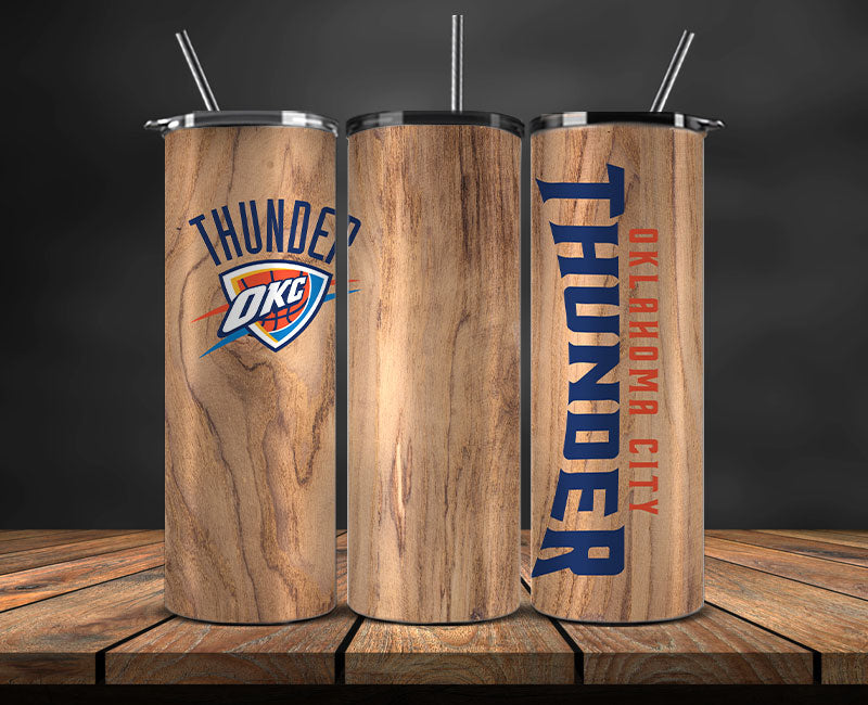 Oklahoma City Thunder Tumbler Wrap, Basketball Design,NBA Teams,NBA Sports,Nba Tumbler Wrap,NBA DS-73