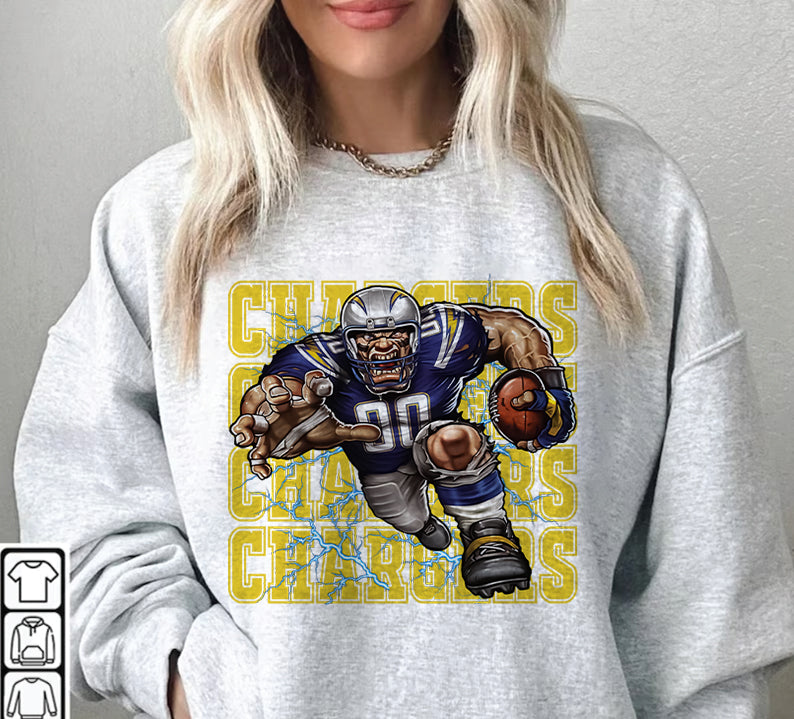 Los Angeles Chargers Football Sweatshirt png , T-Shirt Png, NFL T-Shirt Design 73