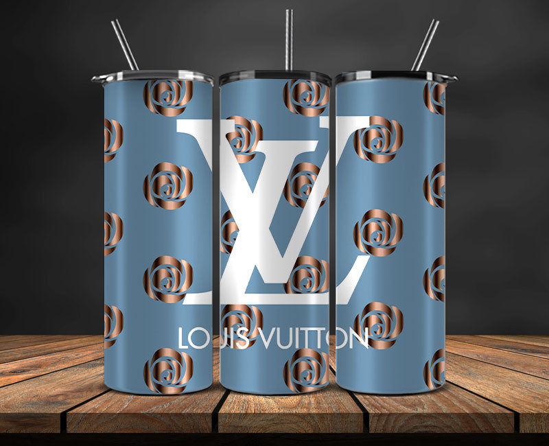 LV Tumbler Wrap, Lv Tumbler Png, Lv Logo, Luxury Tumbler Wraps, Logo Fashion Design 74