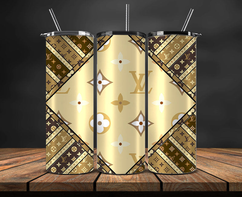 LV Tumbler Wrap, Lv Tumbler Png, Lv Logo, Luxury Tumbler Wraps, Logo Fashion Design 75