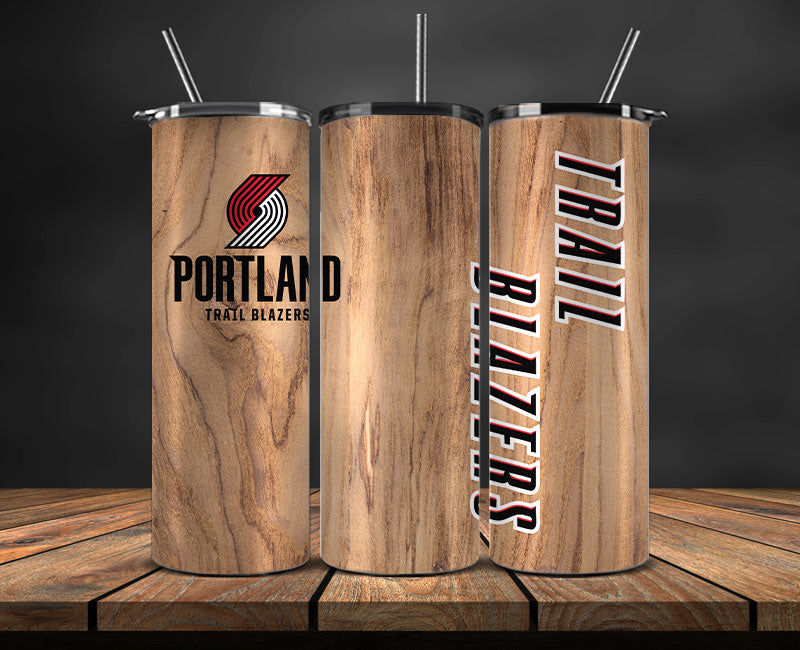 Portland Trail Blazers Tumbler Wrap, Basketball Design,NBA Teams,NBA Sports,Nba Tumbler Wrap,NBA DS-76