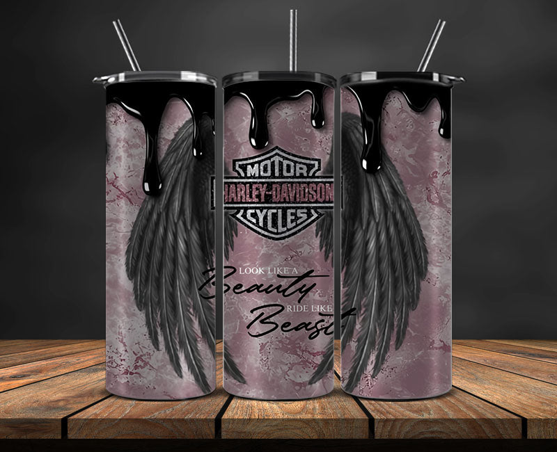Harley Skinny Tumbler Png, Motor Harley Digital Tumbler Wrap, Harley Tumbler Wrap New 77