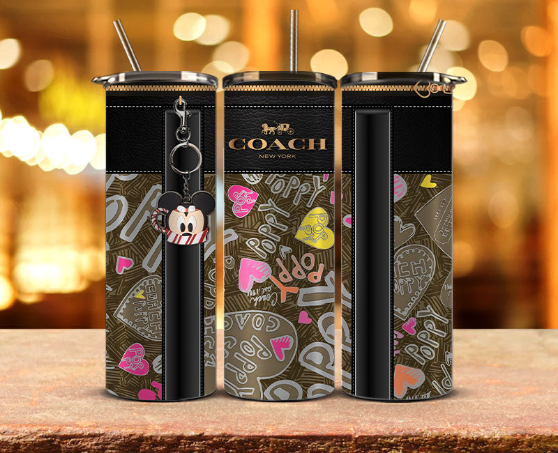 Coach Tumbler Wrap, Coach Tumbler Png, Coach Logo,Luxury Logo Brand 78