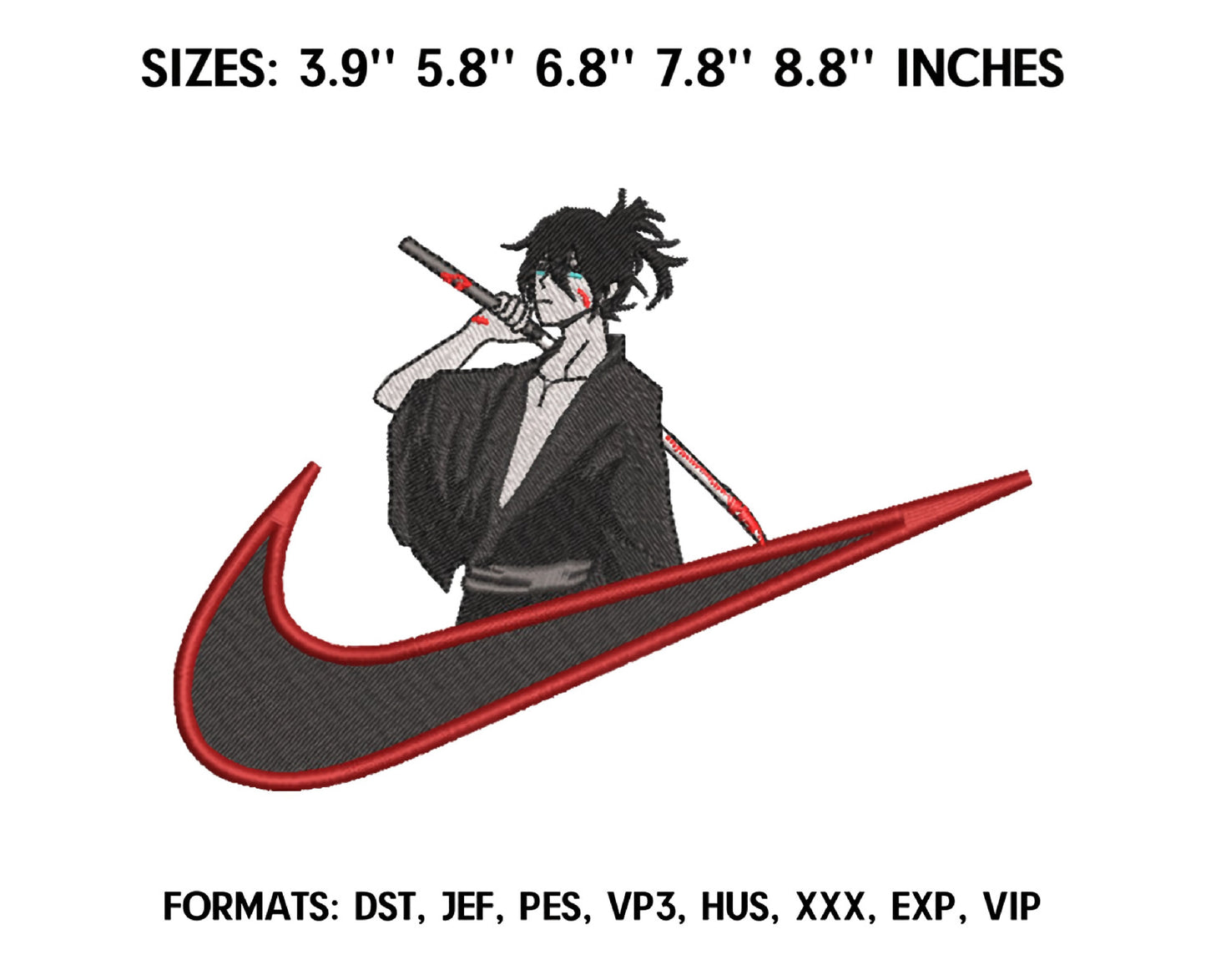 Yato Noragami Anime Embroidery Design, Ni ke Anime Embroidery Designs 07